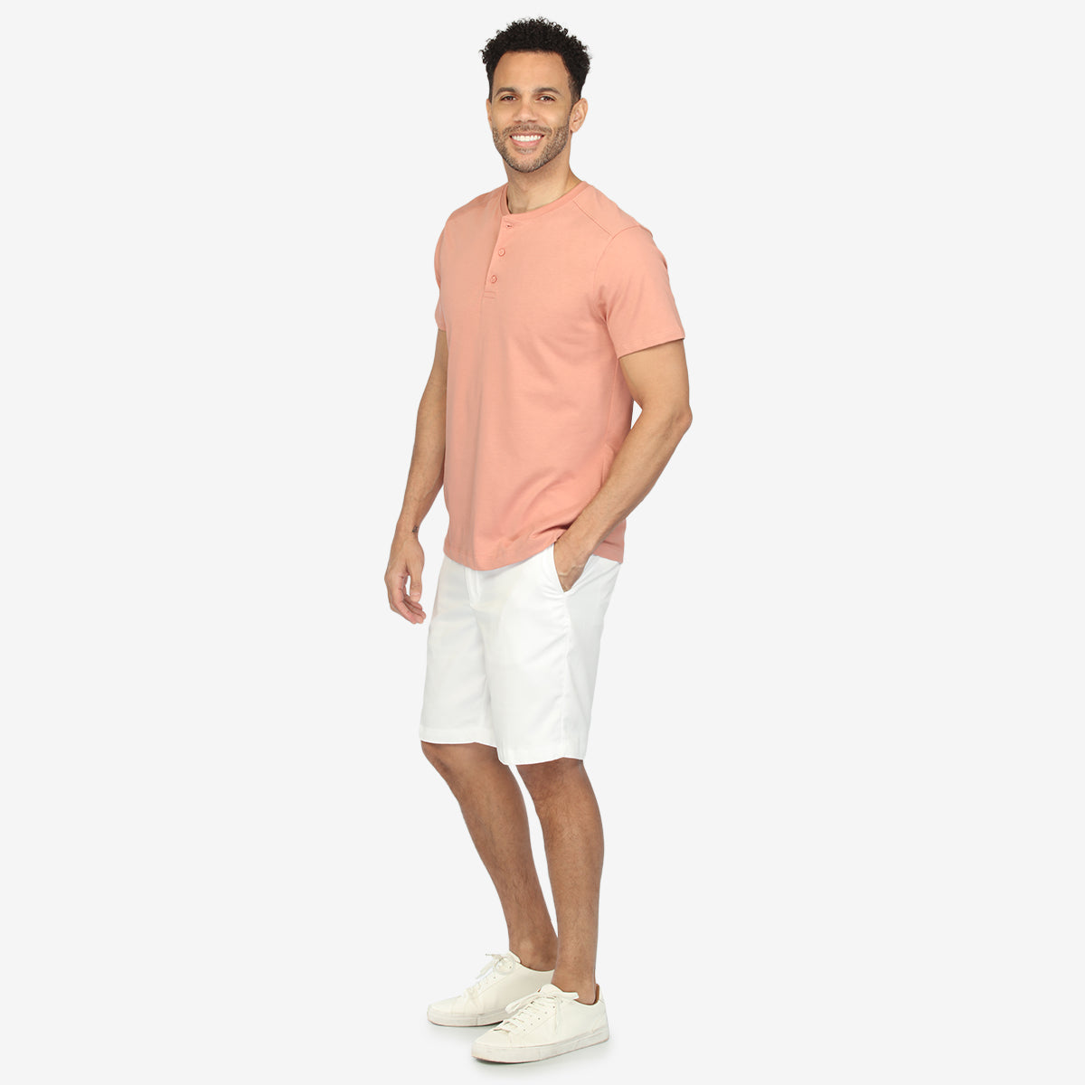 Ash Rose Short Sleeve Henley