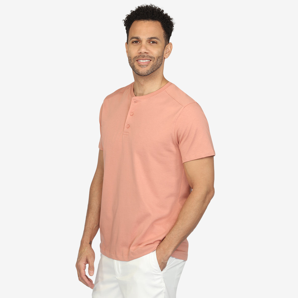 Ash Rose Short Sleeve Henley