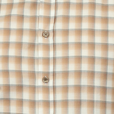 Sawtooth Plaid Button-Down Shirt