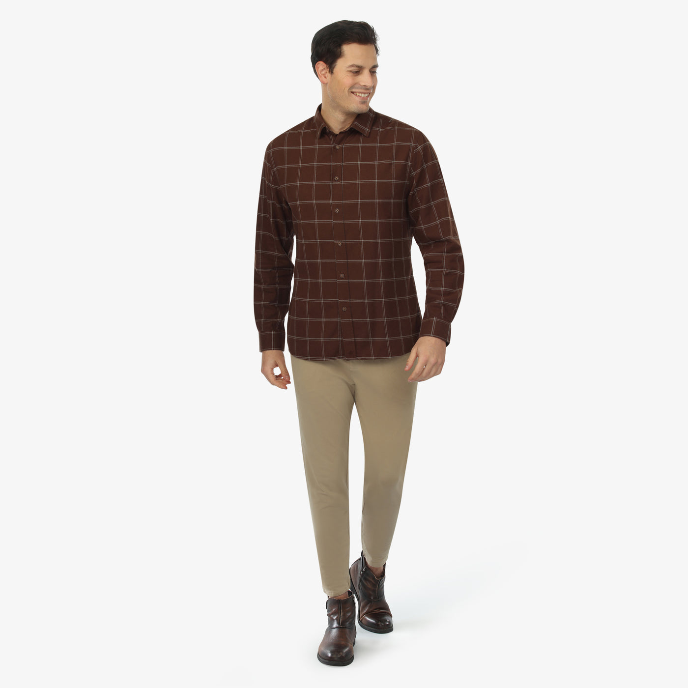 Teton Plaid Light Flannel Shirt