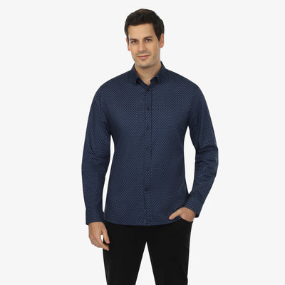 Sierra Heights Print Button-Down Shirt