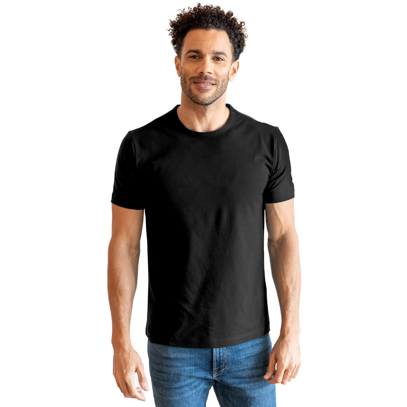 Midnight Black Crew Neck Tee